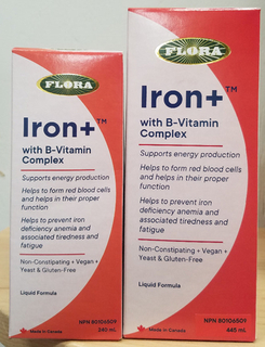 Iron+ with B-Vitamin Complex  (Flora)